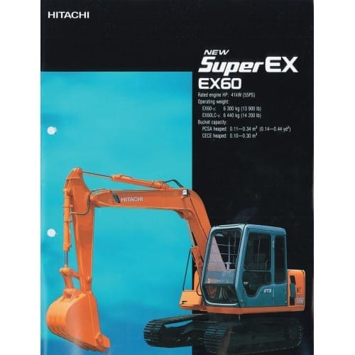 Hitachi Ex60-3 Ex60lc-3 Parts Catalog Manual Hitachi Ex60-3 Ex60lc-3 Parts Catalog Manual