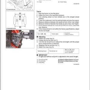 Kubota L4400H L4400 H Tractor Operator Manual