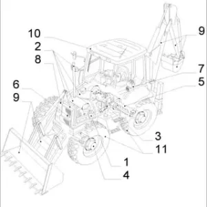 Case 590 Super M Backhoe Parts Catalog Manual