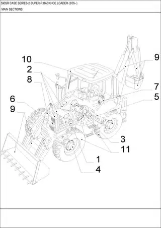 Case 590 Super M Backhoe Parts Catalog Manual
