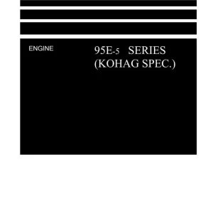 95427edb988da23bd98b6260db49e4c7 Komatsu 95e-5 Series Diesel Engine Service Manual