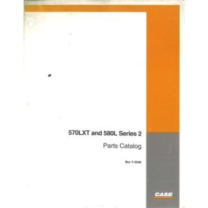 Case 570LXT 580L Backhoe Parts Manual