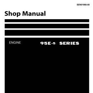 s-l1200 Komatsu 95e-5 Series Diesel Engine Service Manual