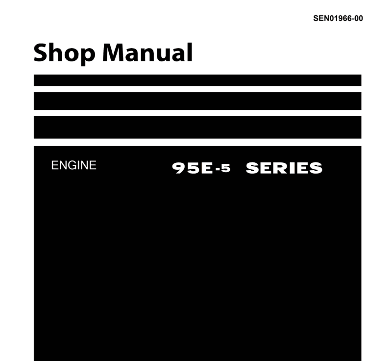 s-l1200 Komatsu 95e-5 Series Diesel Engine Service Manual