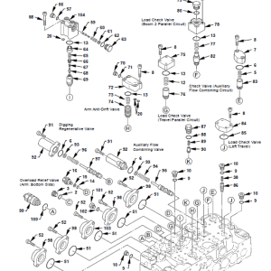 Hitachi Zaxis Zx350lch-3 Zx350k-3 Zx350lck-3 Excavator Parts Manual