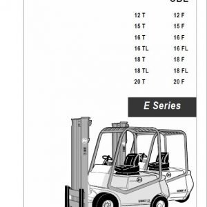 Forklift BT CBE 1.2F Series Service Manual