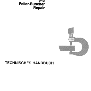 John Deere 643 Feller Buncher Service Manual