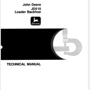 John Deere 510 Backhoe Loader Service Manual