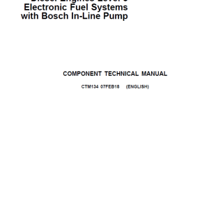 John Deere 6.8L, 8.1L PowerTech Repair Manual