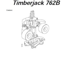 1-28 Timberjack 762B Harvester Head Service Repair Manual