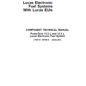 John Deere PowerTech 10.5L, 12.5L Diesel Engines Service Manual