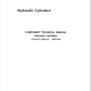 John Deere Hydraulic Cylinders Component Technical Manual