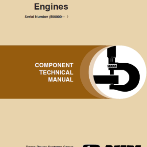 John Deere 6101 Diesel Engine (S.N after 500000 – ) Technical Manual