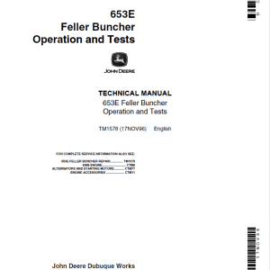 1-60-600x739 John Deere 653E Feller Buncher Service Repair Manual