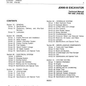 John Deere 690B Excavator Service Manual