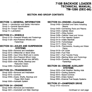 John Deere 710B Backhoe Loader Service Manual