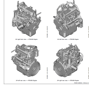 John Deere 4TNV98, 4TNV98T Diesel Engines Repair Manual