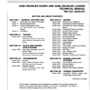 2-232-600x588 John Deere 550B, 555B Crawler Bulldozer Loader Service Manual