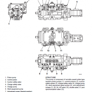 Komatsu CK20-1 Skid-Steer Loader Service Manual