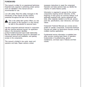 John Deere Series 500, 6619 Diesel Engines Service Repair Manual