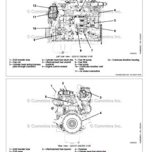 John Deere Cummins QSX15, ISX15 Diesel Engine Tier 4 Repair Service Manual