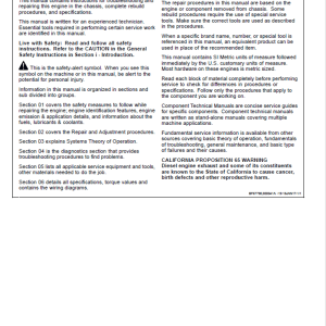 Liebherr D9512 Diesel Engine – Final Tier 4 Repair Manual