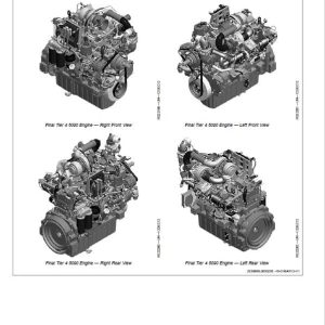 John Deere 6090 Diesel Engine Level 33 ECU Service Repair Manual