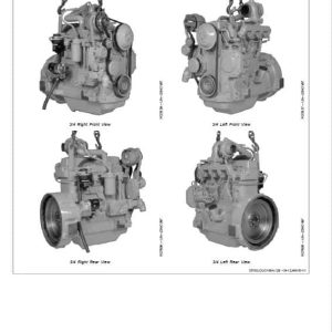 John Deere PowerTech 4.5L, 6.8L Diesel Engines Component Technical Manual