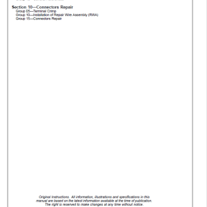 2-600x777 John Deere Connectors Repair Component Technical Manual
