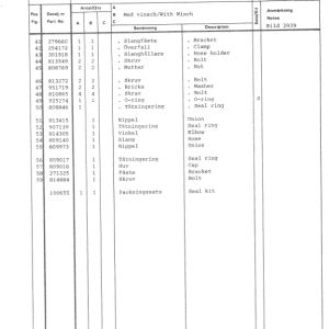 John Deere 250 FMG OSA Forwarders Parts Catalog Manual