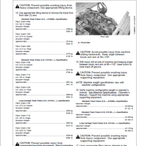 John Deere 3154G Swing Excavator Repair Service Manual