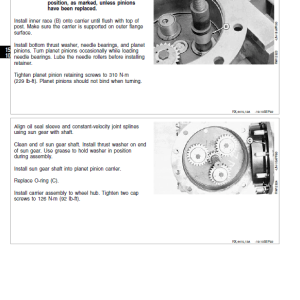 3-11 John Deere TeamMate II 2561R, 1100, 1150 Series Outboard Planetary Axles Manual