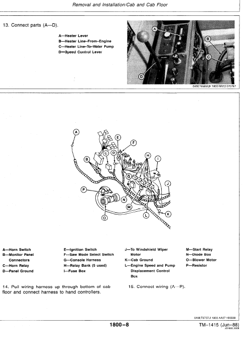 John Deere 493D Feller Buncher Service Manual