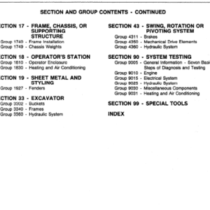 John Deere 990 Excavator Service Manual