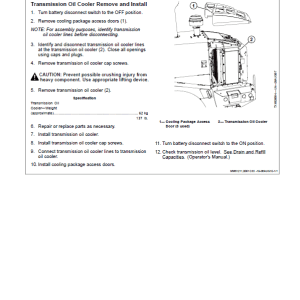 John Deere 724K 4WD Engine S2 & T3 Loader Service Manual