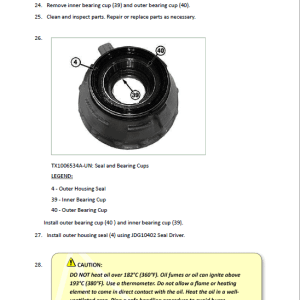 John Deere 444JR Forklift Service Manual