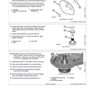 John Deere 450J, 550J, 650J Crawler Dozer Service Manual