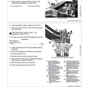 John Deere 870G, 870P, 872G, 872GP Grader Technical Manual