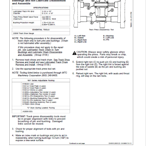John Deere 450K, 550K, 650K Crawler Dozer Service Manual