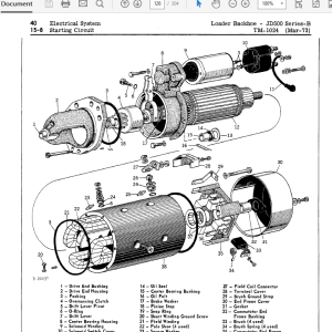 John Deere 500B Loader Backhoe Service Manual