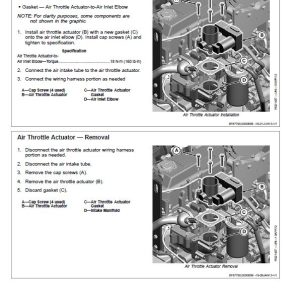 John Deere 4TNV94FHT Diesel Engine Tier 4 Service Manual