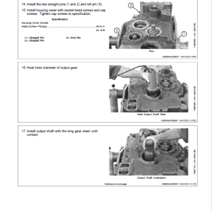 John Deere 824K 4WD Engine 6135HDW01 (T3) &  6135HDW03 (S2) Loader Service Manual