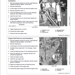 John Deere E36ZS Excavator Repair Service Manual