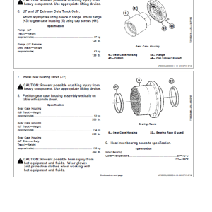 John Deere 803MH, 853MH, 859MH Harvester Open-Loop Repair Manual (S.N F293917)