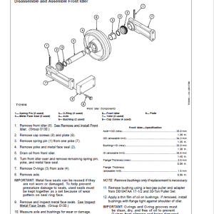 John Deere 35ZTS Excavator Repair Service Manual