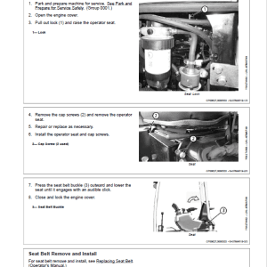 John Deere E18ZS Excavator Repair Service Manual
