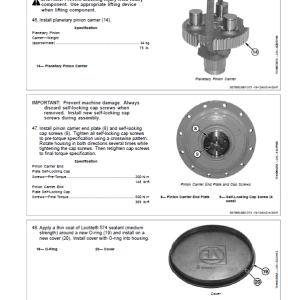 John Deere 444K 4WD Loader Technical Manual