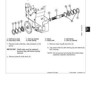 John Deere 544E, 544E LL, 544E TC, 624E, 644E Loader Technical Manual