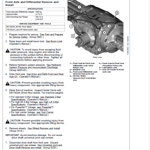 John Deere 624K 4WD Loader Technical Manual S