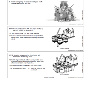 John Deere 624K 4WD Loader Engine 6068HDW79 T3 & S2 Technical Manual